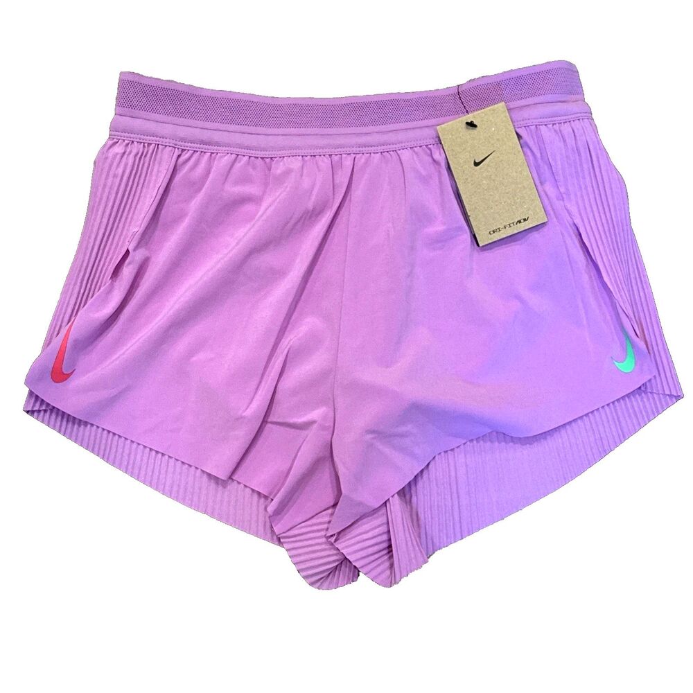 Nike AeroSwift Dri-FIT ADV Mid-Rise 3" Brief-Lined short Women Large FN2328 532